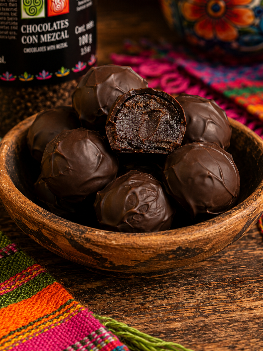 Chocolates con mezcal