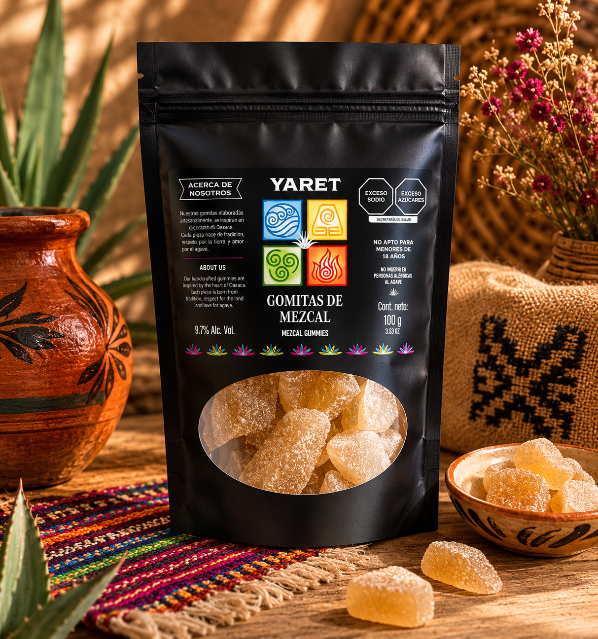 Gomitas con mezcal